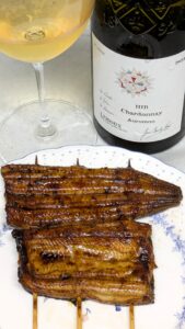 うなぎの蒲焼とシャルドネのペアリング